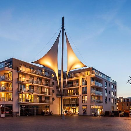 Apartmenthaus Hafenspitze Ap 5 - "Am Yachthafen 5" - Blickrichtung Offenes Meerstrandpromenade Eckernförde Exterior foto