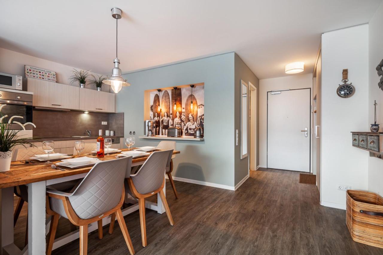 Apartmenthaus Hafenspitze Ap 5 - "Am Yachthafen 5" - Blickrichtung Offenes Meerstrandpromenade Eckernförde Exterior foto